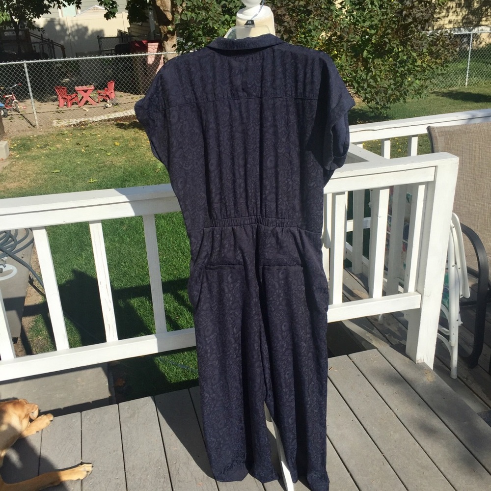 ETTIWE Navy Jumpsuit. size 14 - Picture 7 of 10